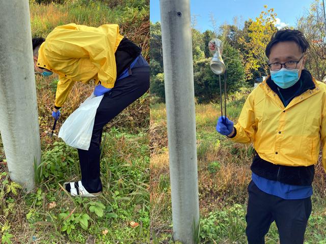 空き缶拾ったどー!